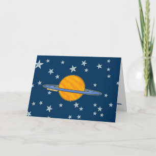 Cute Saturn Greeting Cards