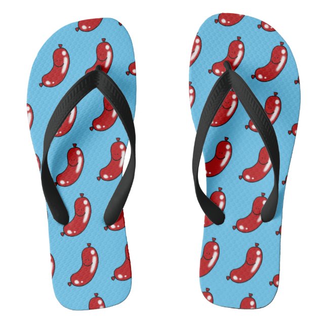 Cute sausage flip flops (Footbed)