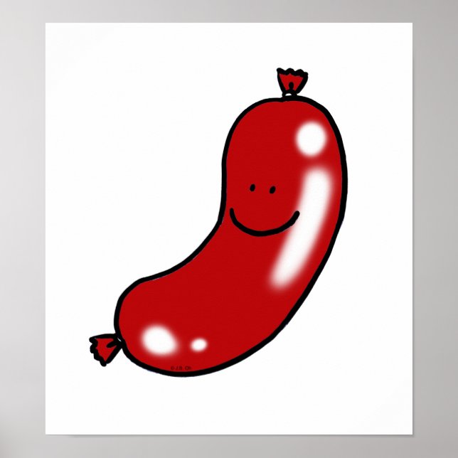 Cute sausage poster (Front)