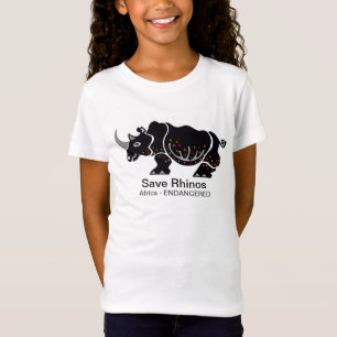 Cute Save RHINOS - Animal lover - Nature T-Shirt