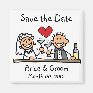 Cute Save the Date Magnets
