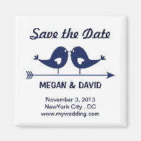Cute save the date Magnets