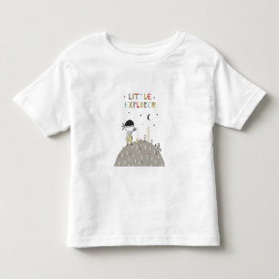 Cute Scandinavian Little Explorer   Toddler T-Shirt