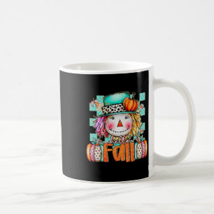 Cute Scarecrow Pumpkin Thanksgiving Halloween Hell Coffee Mug