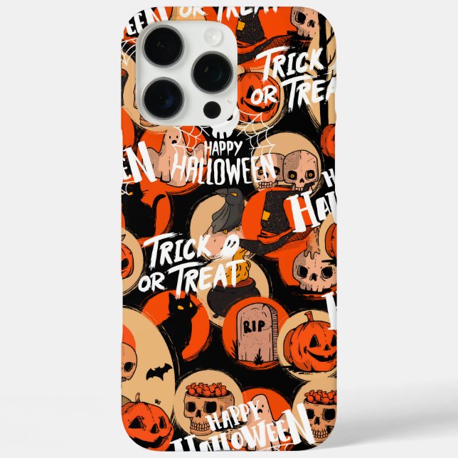  Cute & Scary Halloween Spooky vibes  Case-Mate iPhone Case (Back)