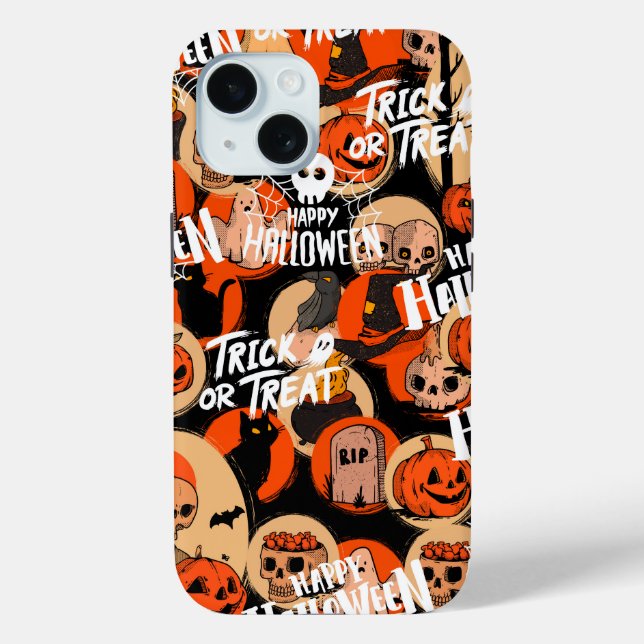  Cute & Scary Halloween Spooky vibes  Case-Mate iPhone Case (Back)