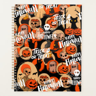  Cute & Scary Halloween Spooky vibes  Planner