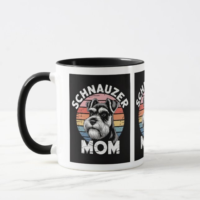 Cute Schnauzer Dog Lover Mug  (Left)