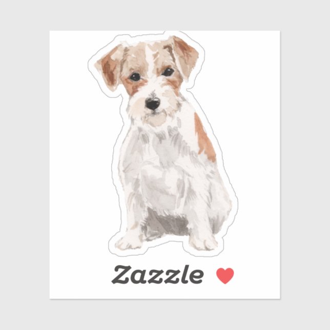 Cute Schnauzer dog watercolors illustration (Sheet)