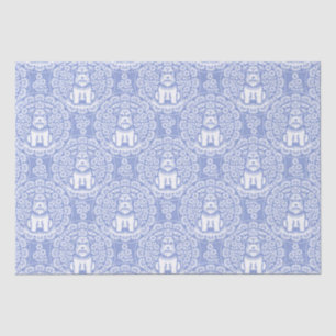 Cute Schnauzer or other Terrier Custom Colour Tissue Paper