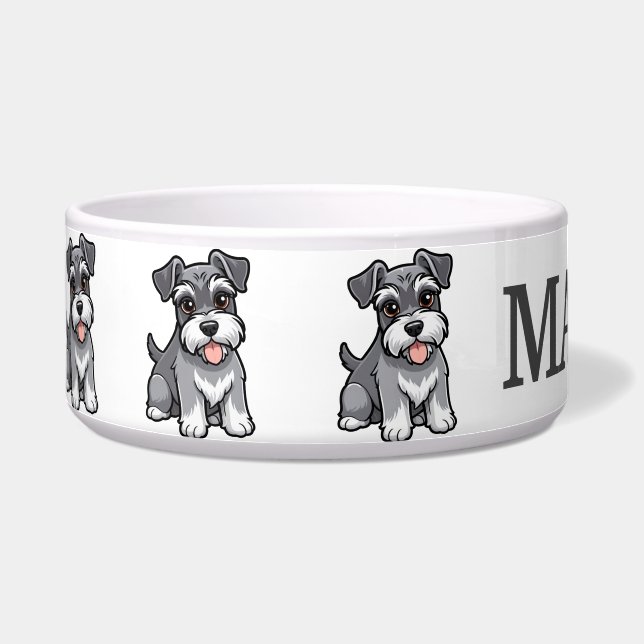 Cute Schnauzer Personalise (Left)