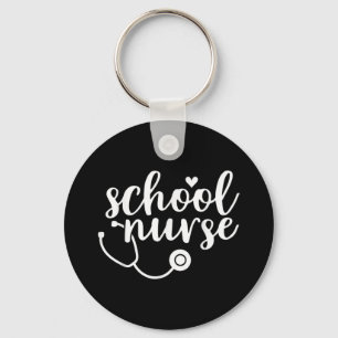 Cute School Nurse Appreciation Key Ring