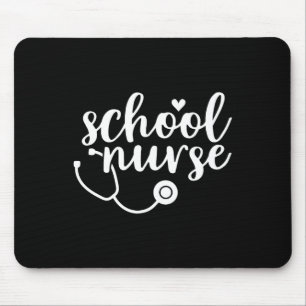 Cute School Nurse Appreciation Mouse Mat