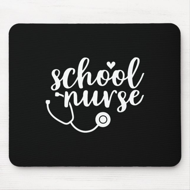 Cute School Nurse Appreciation  Mouse Mat (Front)