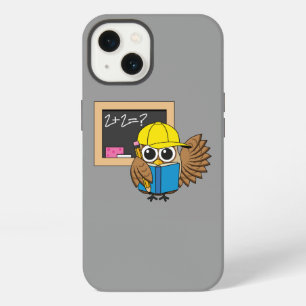 Cute School Student Owl Cartoon iPhone 13 Case
