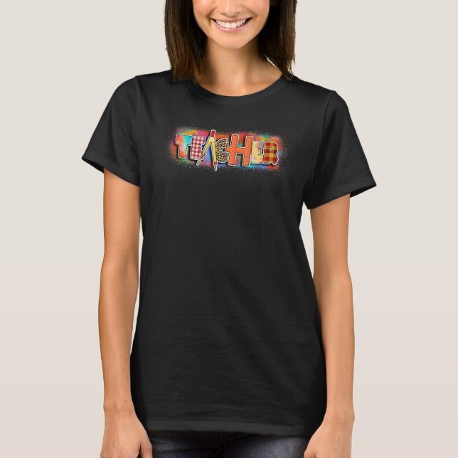 Cute School Teacher's Apparel Reading Education En T-Shirt (Front)