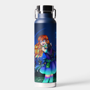 Cute Sci-Fi Girl Water Bottle