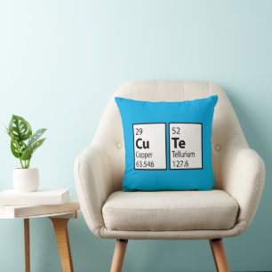 Cute Science Geek Cushion