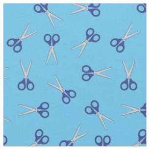 Cute Scissors School Supplies Craft Fabric