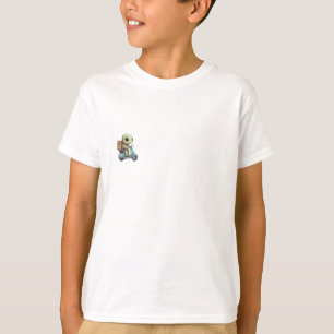 Cute Scooter Turtle Kids T-Shirt