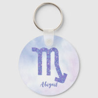 Cute Scorpio Astrology Sign Personalised Purple