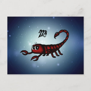 cute Scorpio Postcard