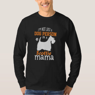 Cute Scottie Mum Scottie Mama Dog Mother's Day T-Shirt