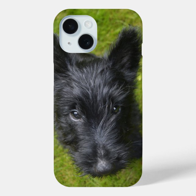 Cute Scottie Puppy Face Case-Mate iPhone Case (Back)