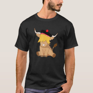 Cute Scottish Baby Highland Cow T-Shirt