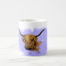 Cute Scottish Highland Cow Mug