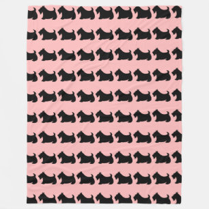 Cute Scottish Terrier Scotty Dog Blanket Gift