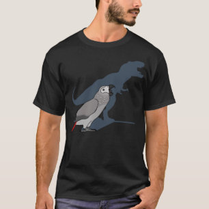Cute Screaming Parrot, Birb Memes, Funny T-Rex Afr T-Shirt