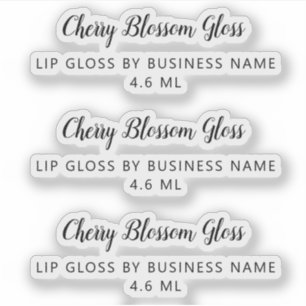 Cute Script Clean Lip Gloss Makeup