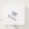 Cute script custom logo social media hang tags