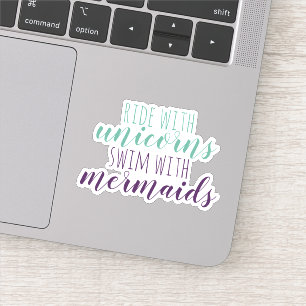 Cute Script Ride with Unicorns Swim with Mermaids