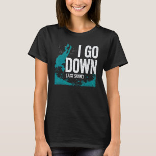 Cute Scuba Diving For Men Women Diving Scuba Diver T-Shirt