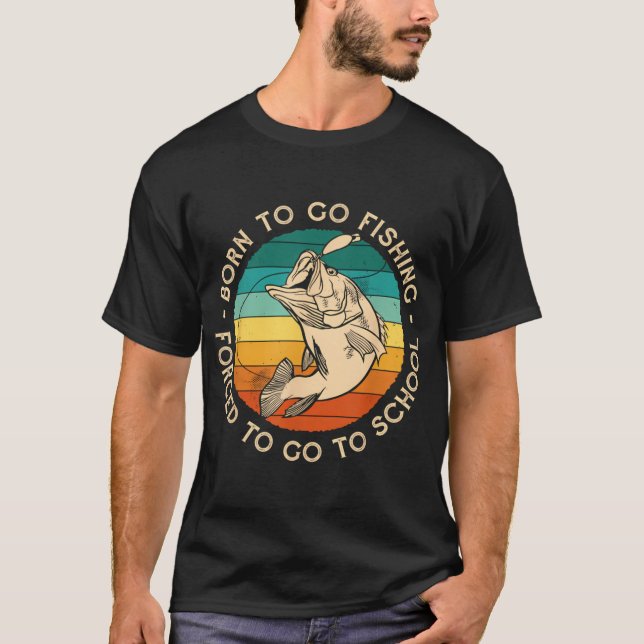 Cute sea creature fish doughnut T-Shirt (Front)