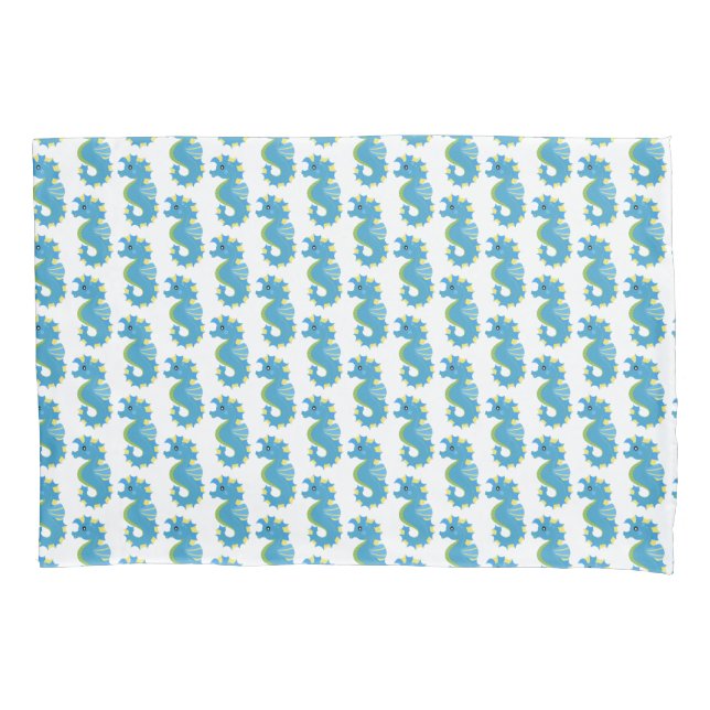 Cute sea creature - Seahorse Pillowcase (Front-Left)