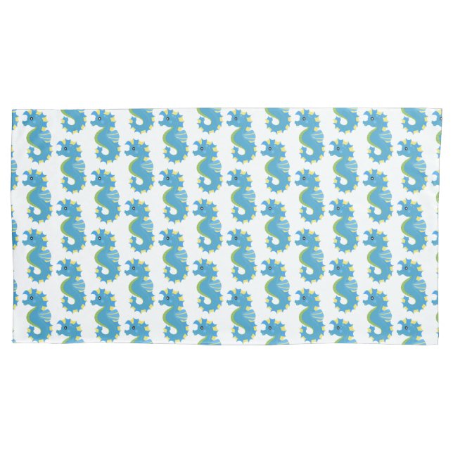 Cute sea creature - Seahorse Pillowcase (Front)