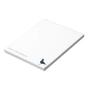 Cute Sea Gull Bird Nature Personalised Notepad