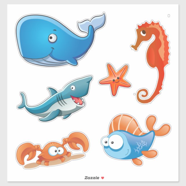 Cute Sea Life (Sheet)