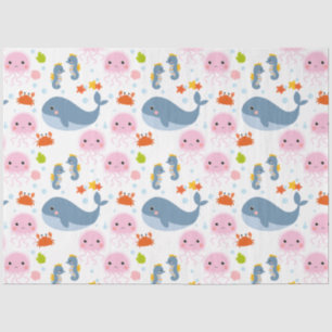 Cute Sea-life Collection 6 Crafting Tissue Paper