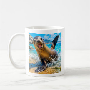Cute Sea Lion Coffee Mug