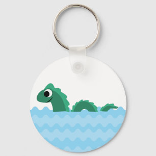 Cute Sea Monster Key Ring