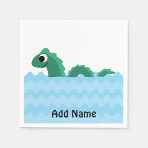 Cute Sea Monster Napkin