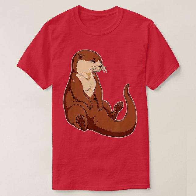 Cute Sea Otter  - 2  T-Shirt (Design Front)