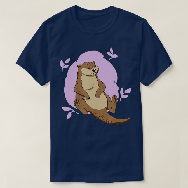 Cute Sea Otter  - 3  T-Shirt (Design Front)