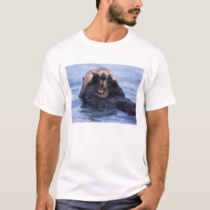Cute Sea Otter Alaska, USA T-Shirt