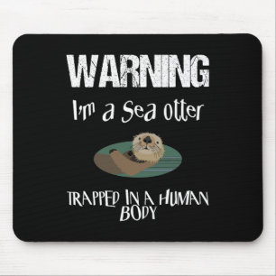 Cute Sea Otter Halloween Easy Lazy Costume Gag Par Mouse Mat