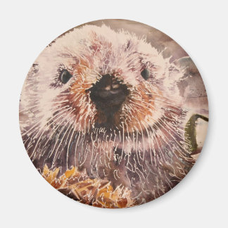 Cute Sea Otter Refrigerator Magnet Gift